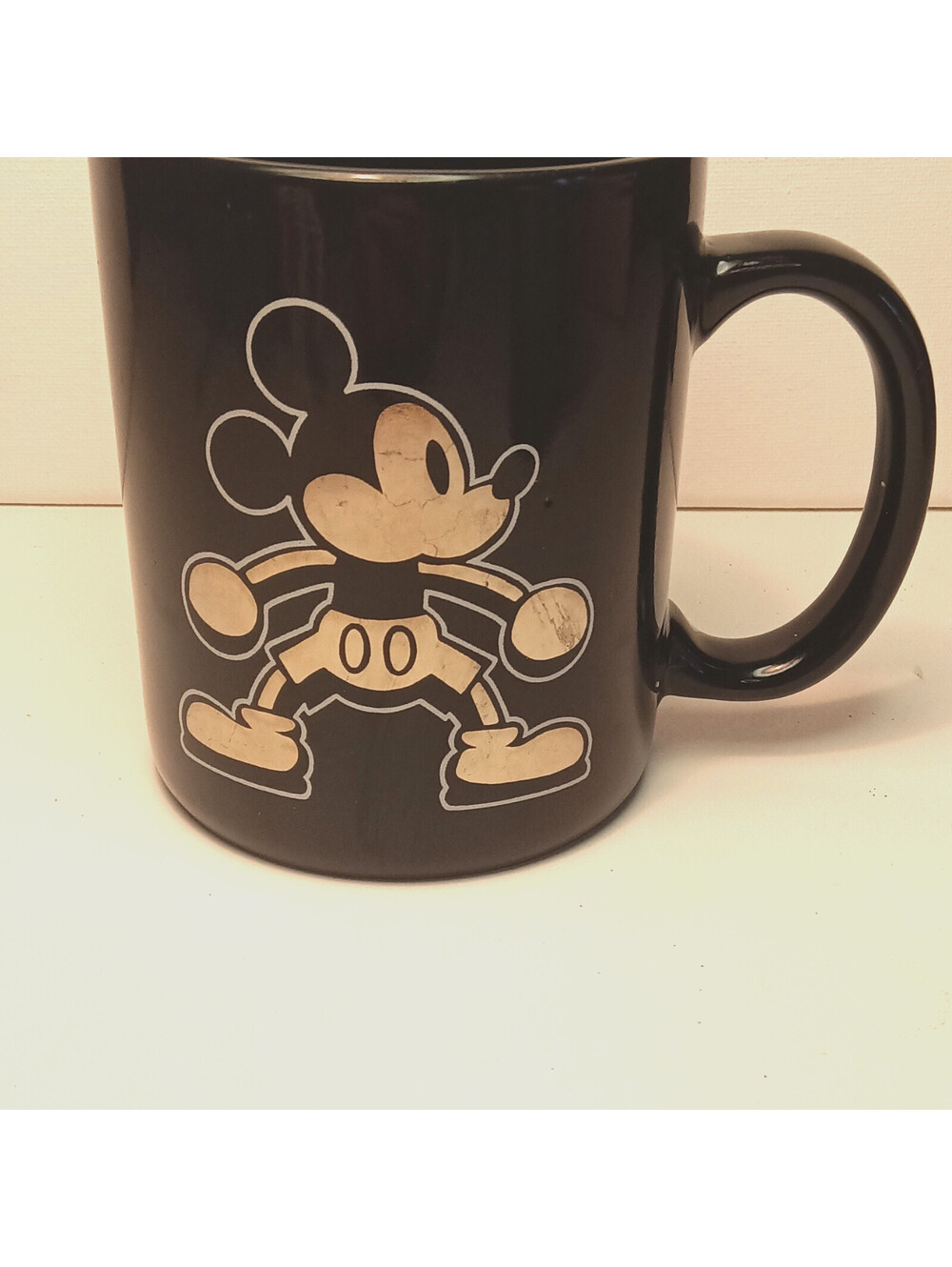 Applause Disney Mickey Mouse 2000 Millennium Black Coffee Mug Tea Cup